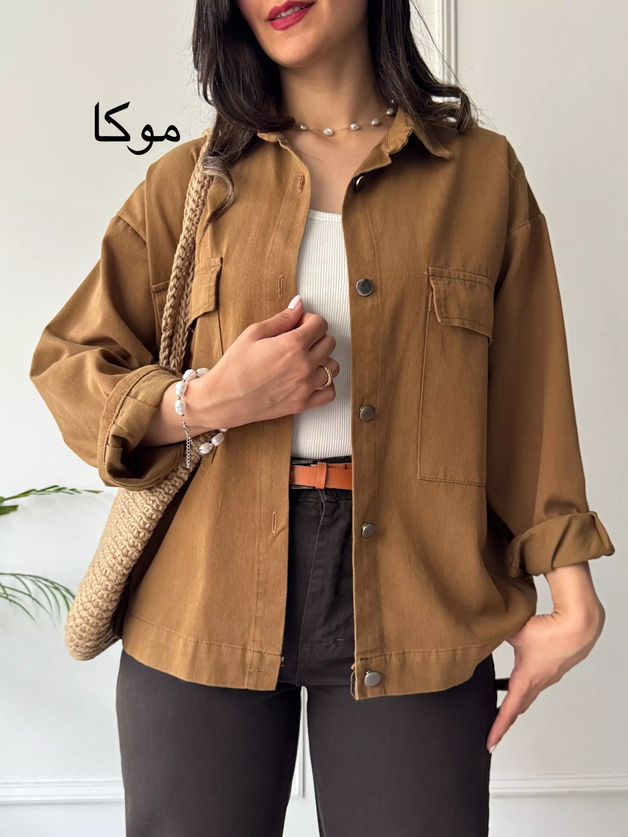 مانتو کتان یاسمین